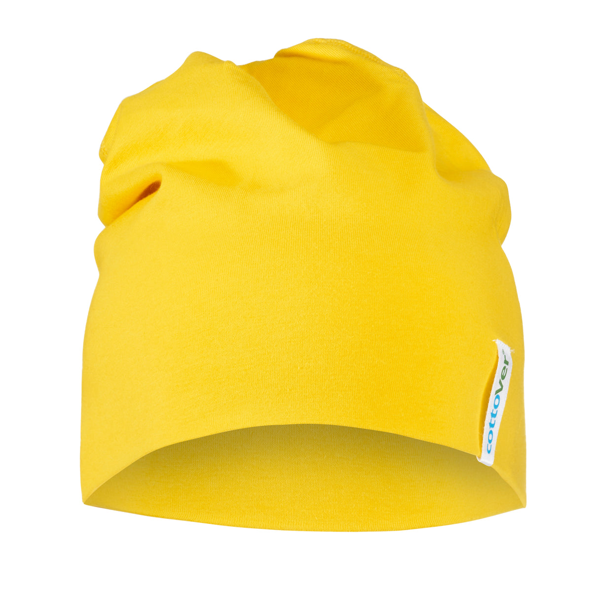 Cottover Beanie Gelb, Vorderansicht