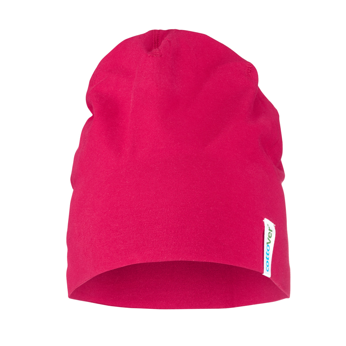 Cottover Beanie Kirsche, Vorderansicht