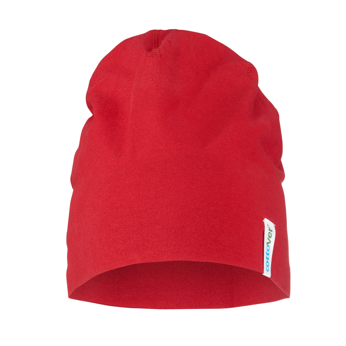 Cottover Beanie Rot, Vorderansicht
