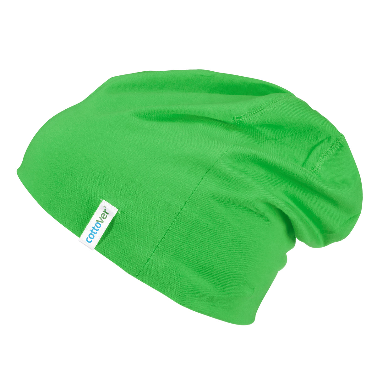 Cottover Beanie Grün, Seitenansicht links