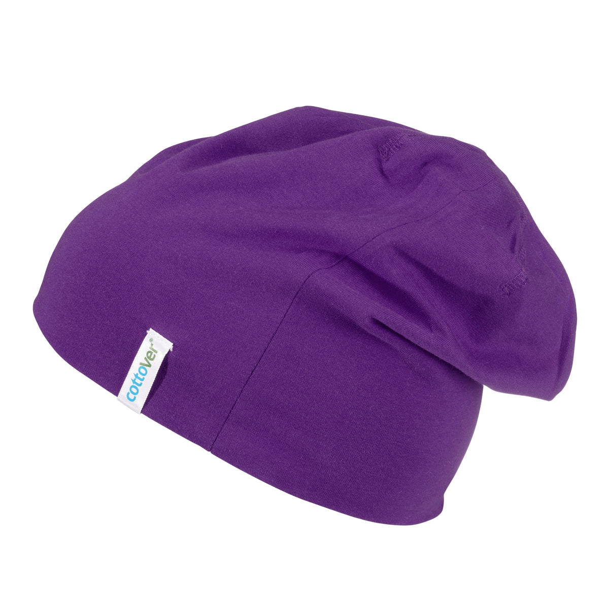 Cottover Beanie Lila, Seitenansicht links