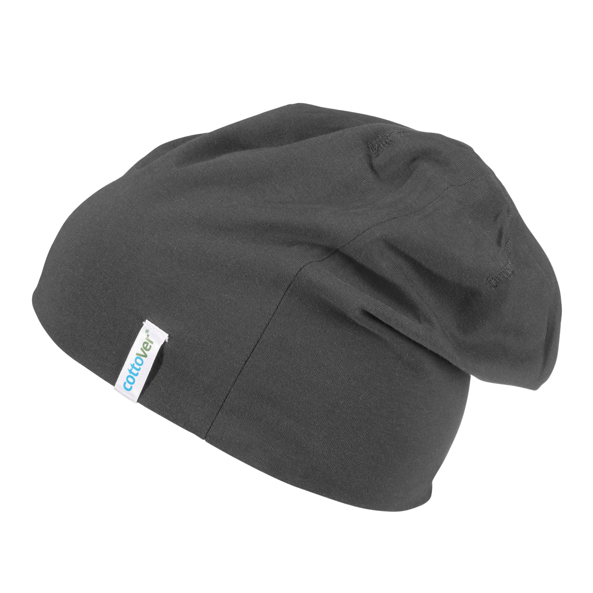 Cottover Beanie Anthrazit, Seitenansicht links