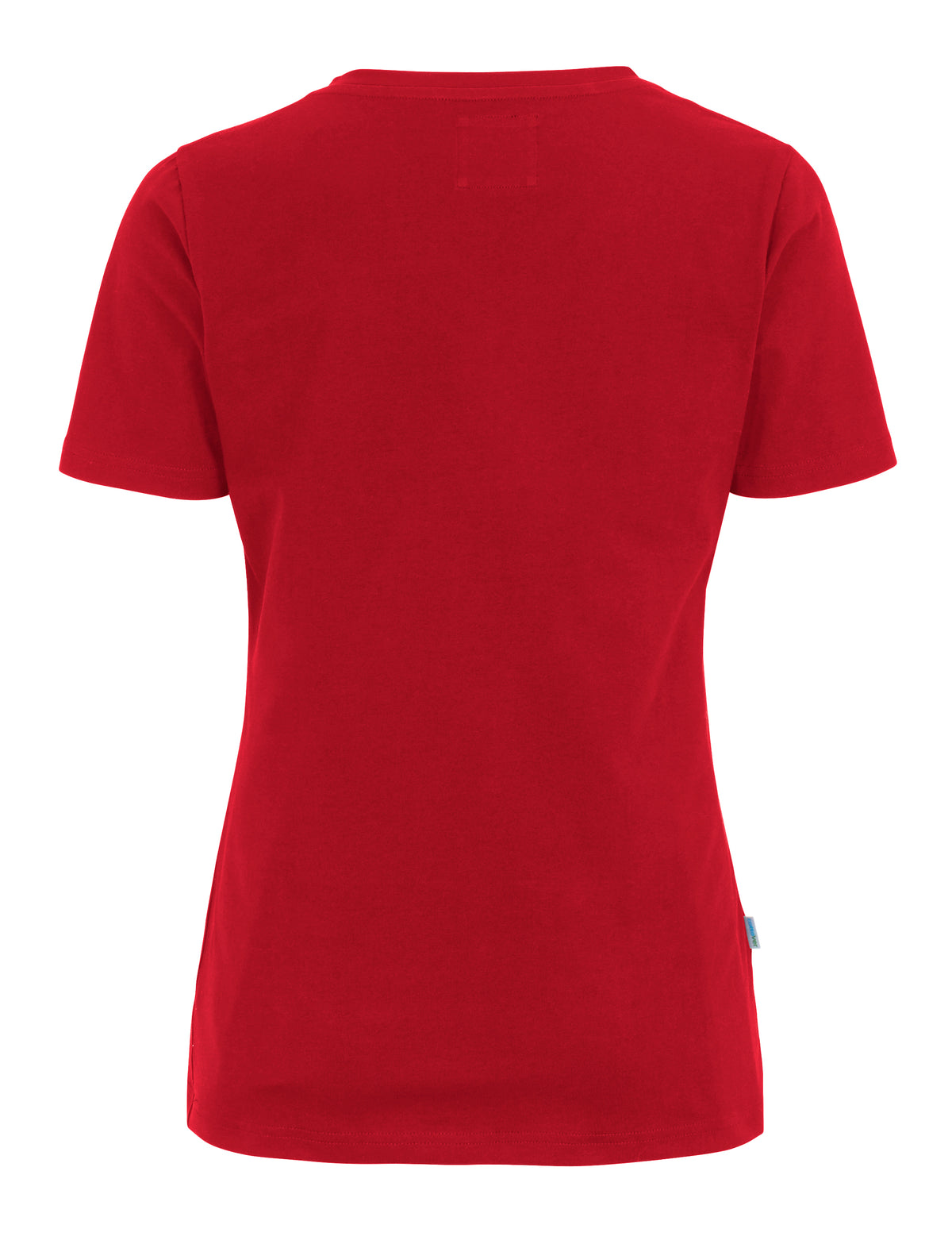 Cottover Stretch V-Neck Lady Rot, Rückansicht