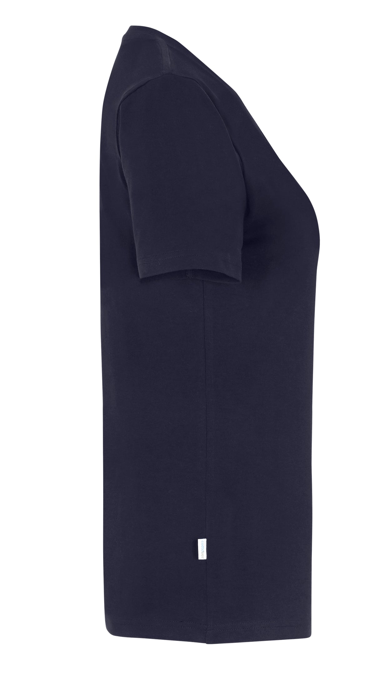 Cottover Stretch V-Neck Lady Marine, Seitenansicht rechts