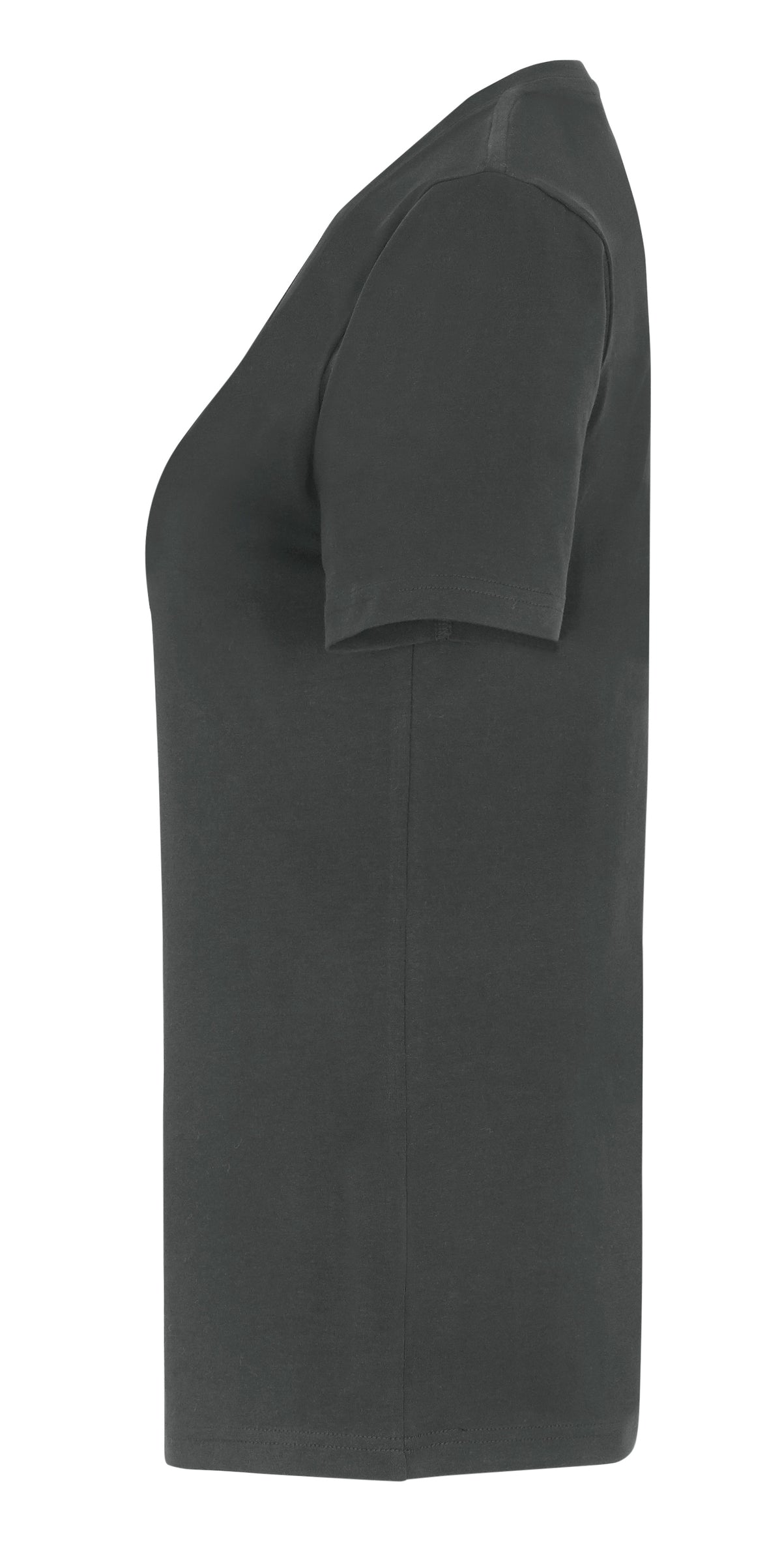 Cottover Stretch V-Neck Lady Anthrazit, Seitenansicht links