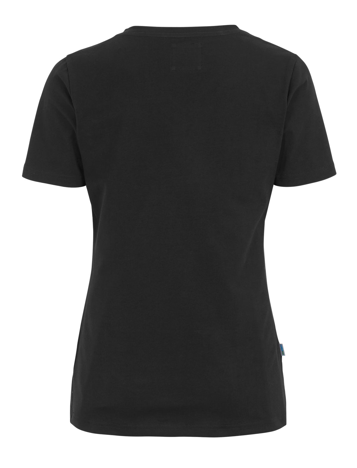 Cottover Stretch V-Neck Lady Schwarz, Rückansicht