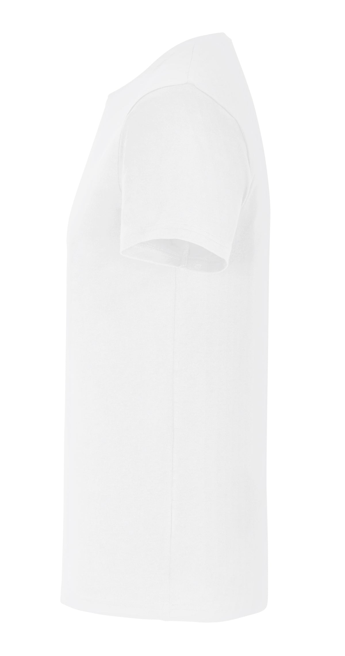 Cottover Stretch R-Neck Man Weiss, Seitenansicht links