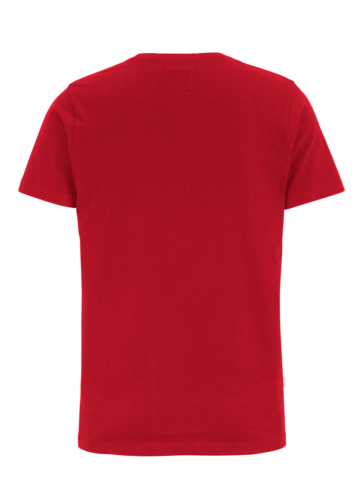 Cottover Stretch R-Neck Man Rot, Rückansicht