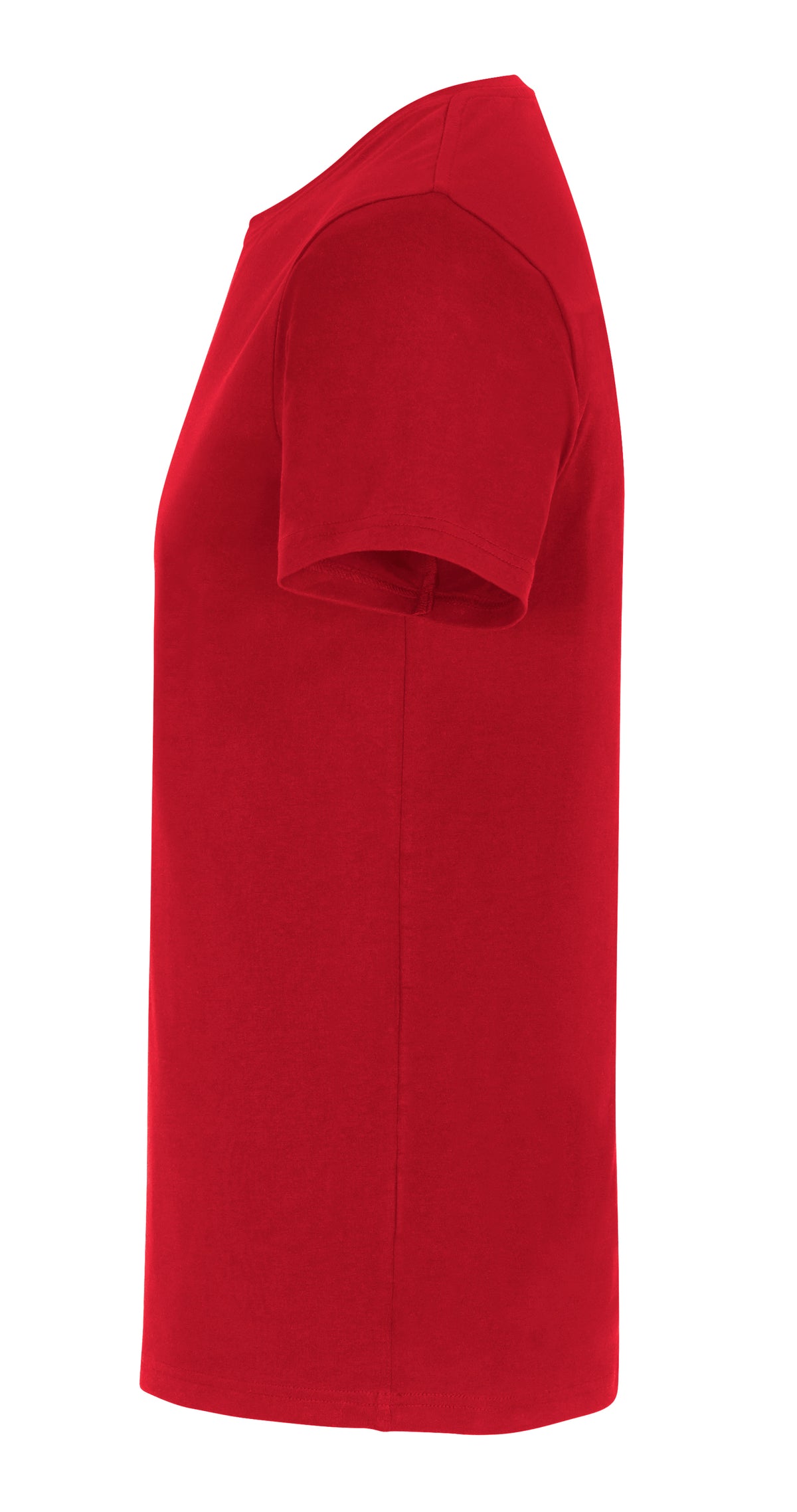 Cottover Stretch R-Neck Man Rot, Seitenansicht links