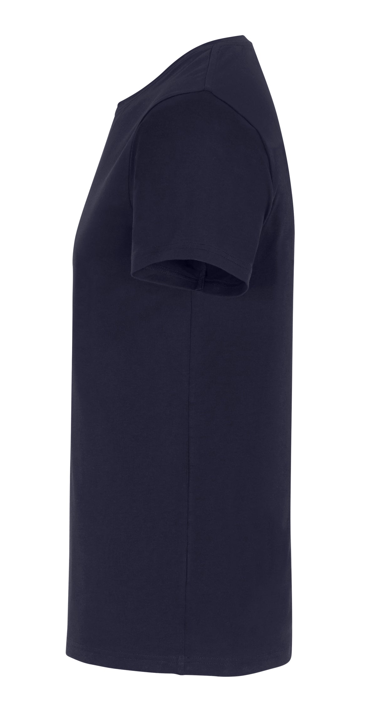 Cottover Stretch R-Neck Man Marine, Seitenansicht links
