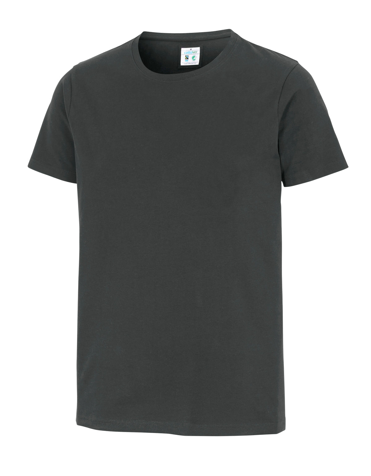 Cottover Stretch R-Neck Man Anthrazit, Produktansicht