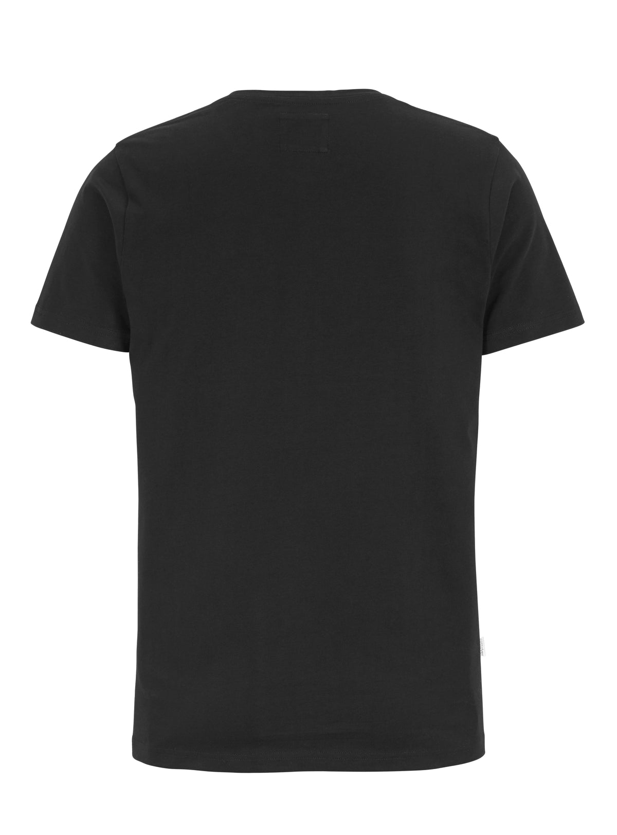 Cottover Stretch R-Neck Man Schwarz, Rückansicht