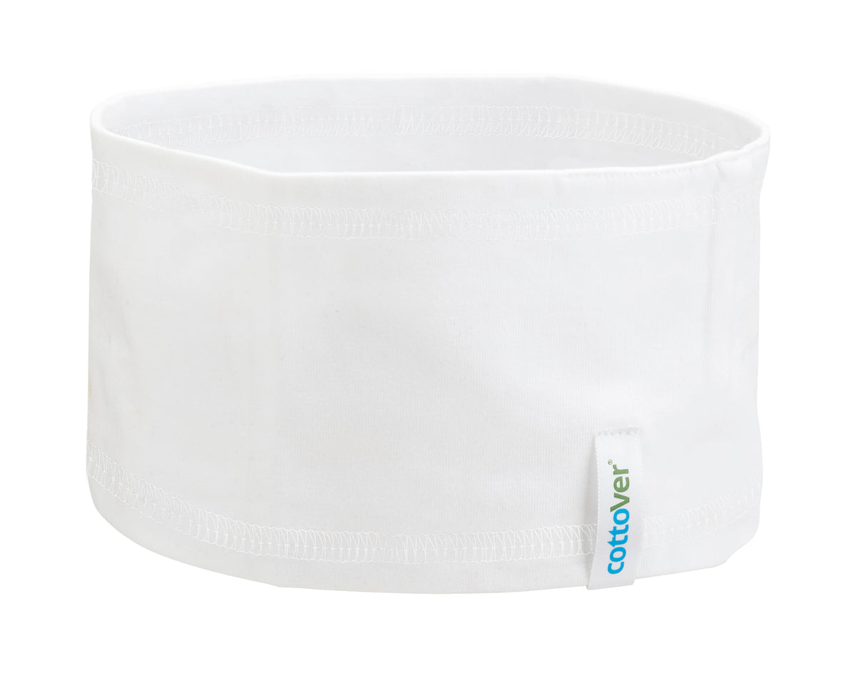Cottover Headband Weiss, Seitenansicht links