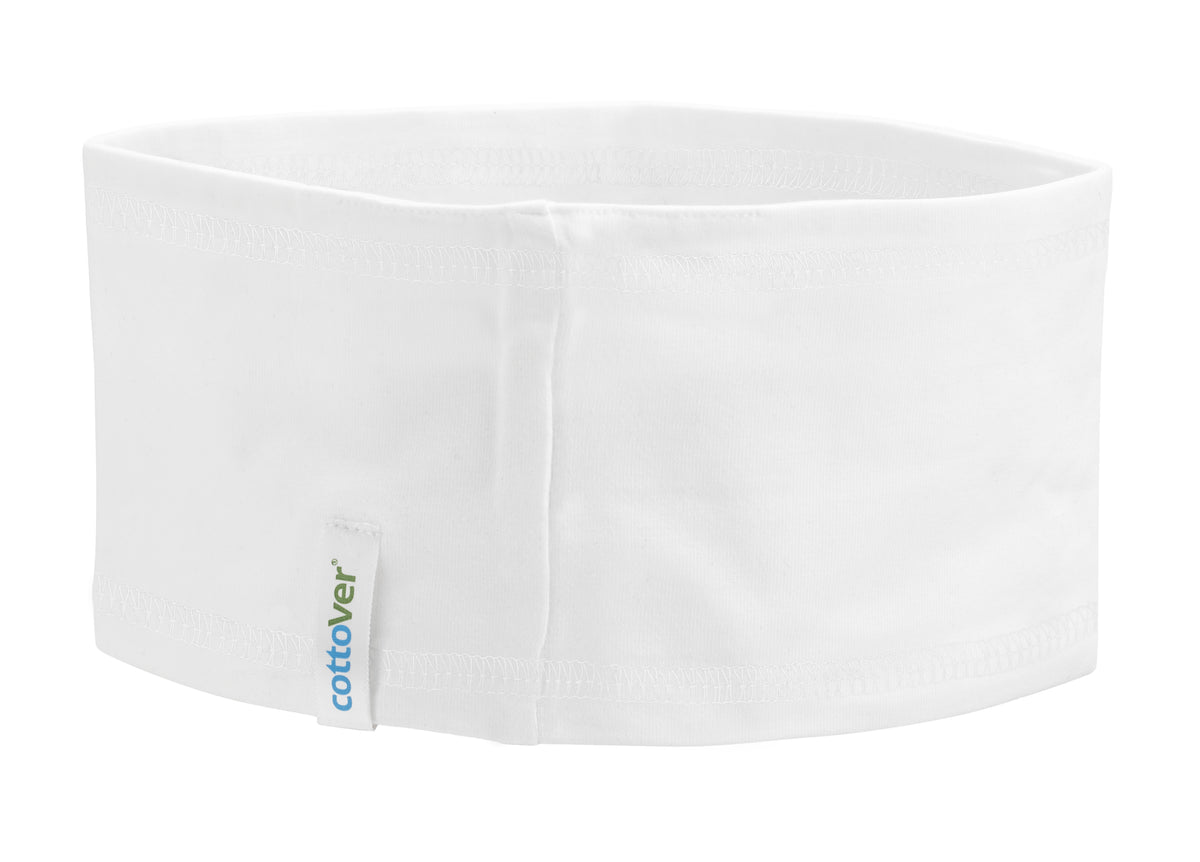 Cottover Headband Weiss, Vorderansicht
