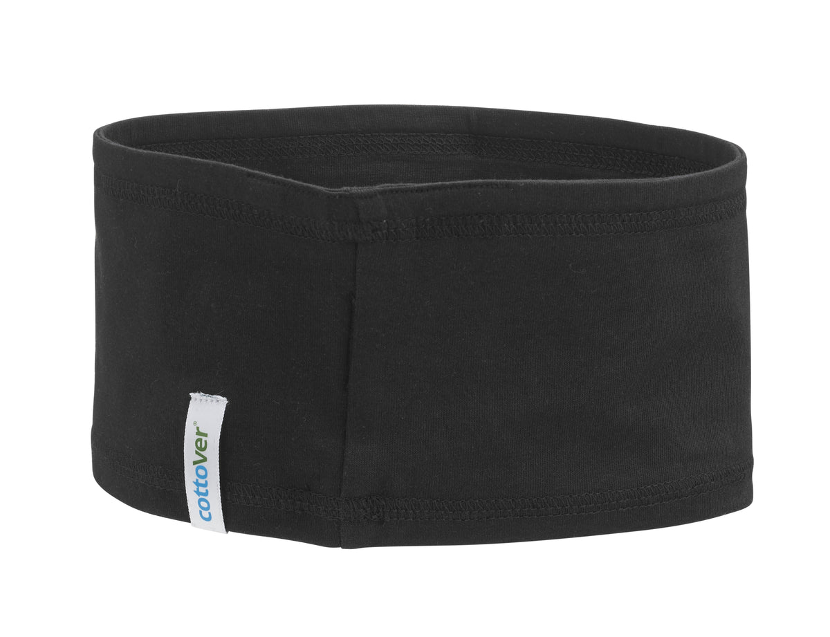 Cottover Headband Schwarz, Vorderansicht