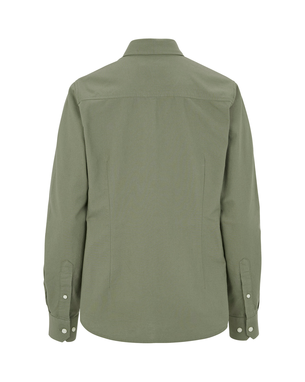 Cottover Oxford shirt l.sl Lady Olive, Rückansicht