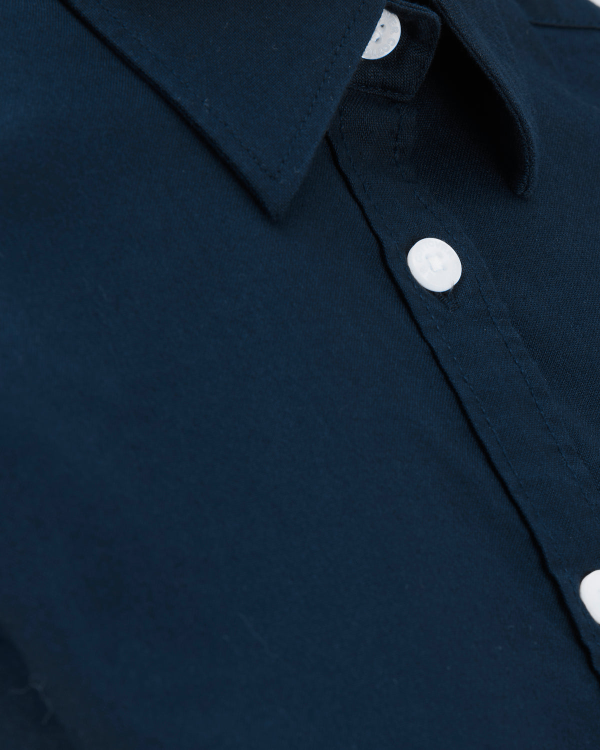 Cottover Oxford shirt l.sl Lady Marine, Detailansicht