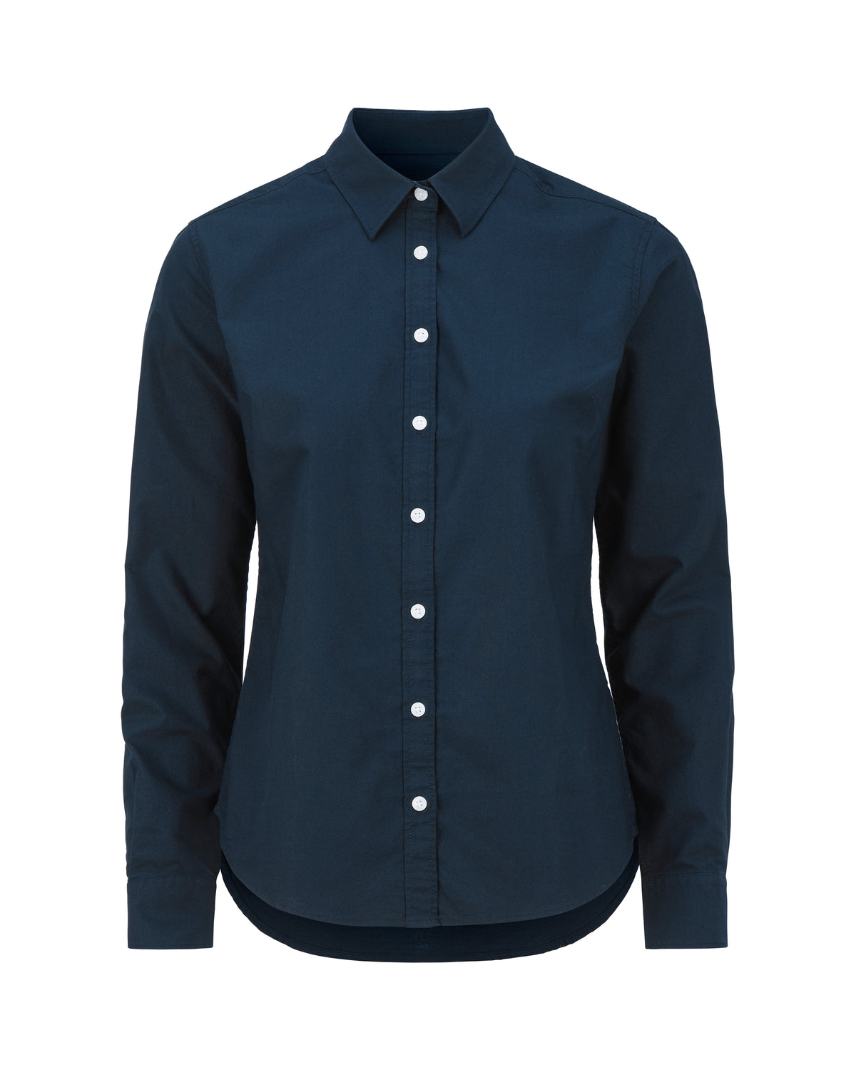 Cottover Oxford shirt l.sl Lady Marine, Vorderansicht
