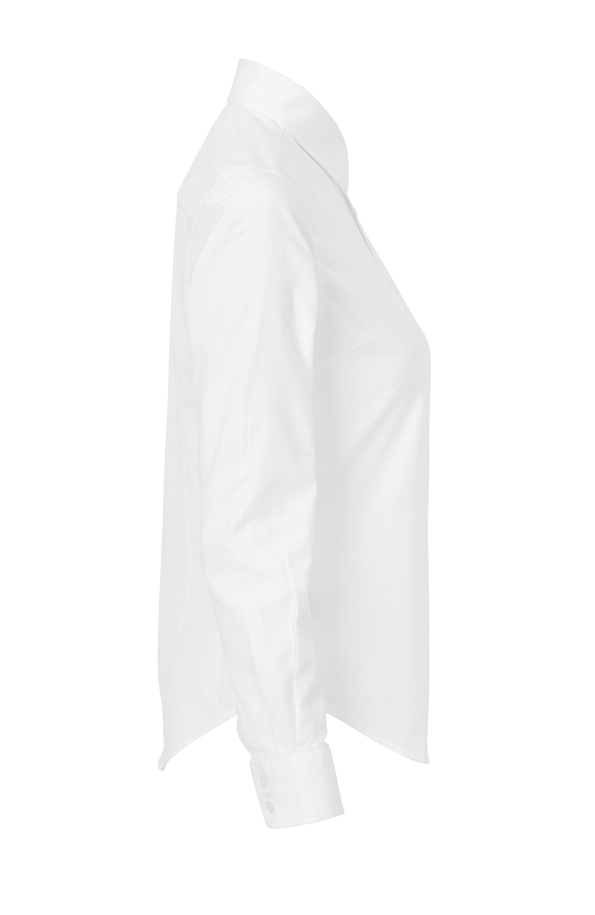 Cottover Oxford shirt l.sl Lady Weiss, Seitenansicht rechts