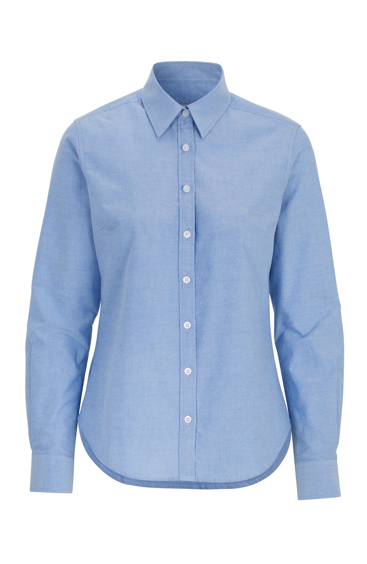 Cottover Oxford shirt l.sl Lady Hellblau, Vorderansicht