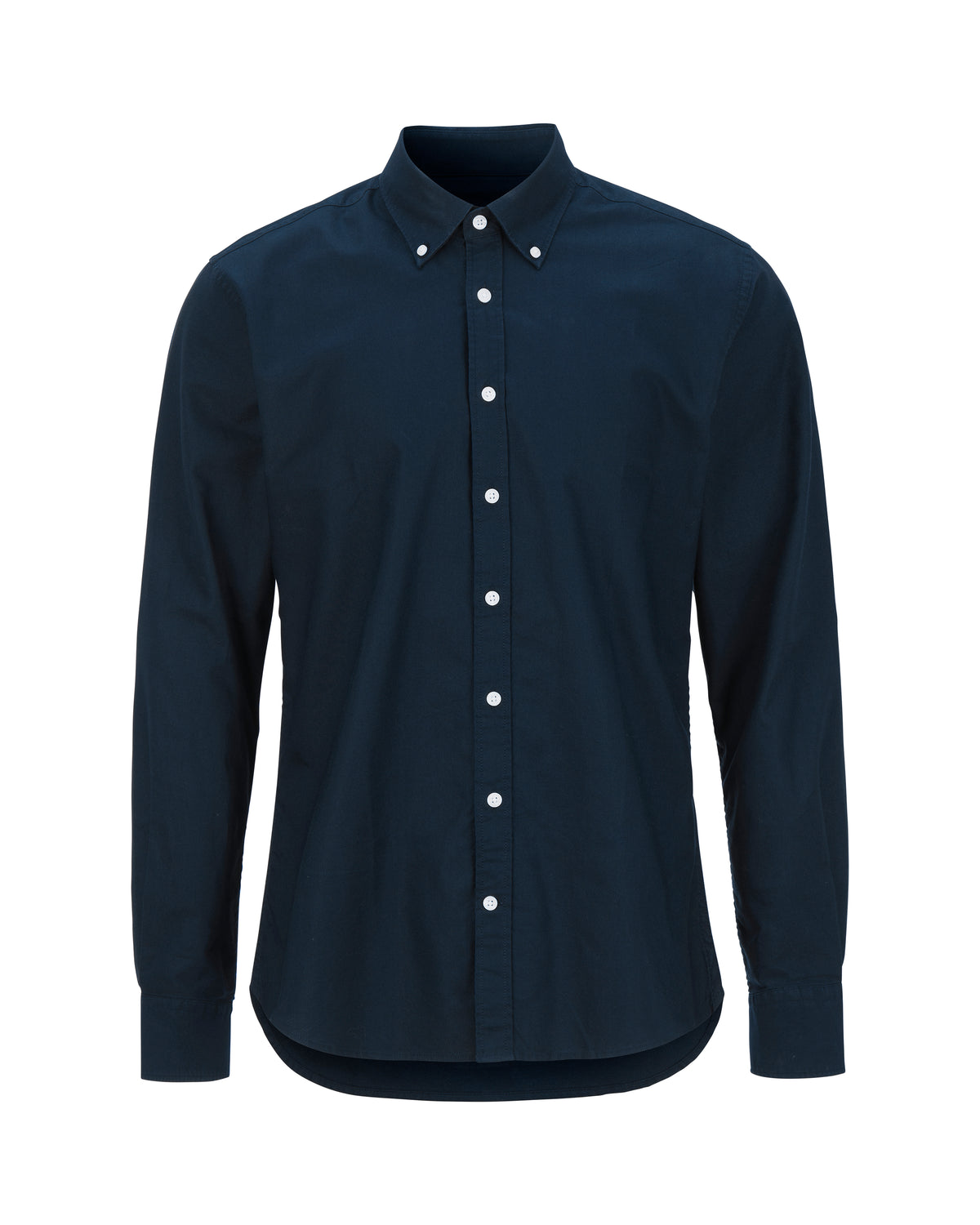 Cottover Oxford shirt l.sl Man Marine, Vorderansicht