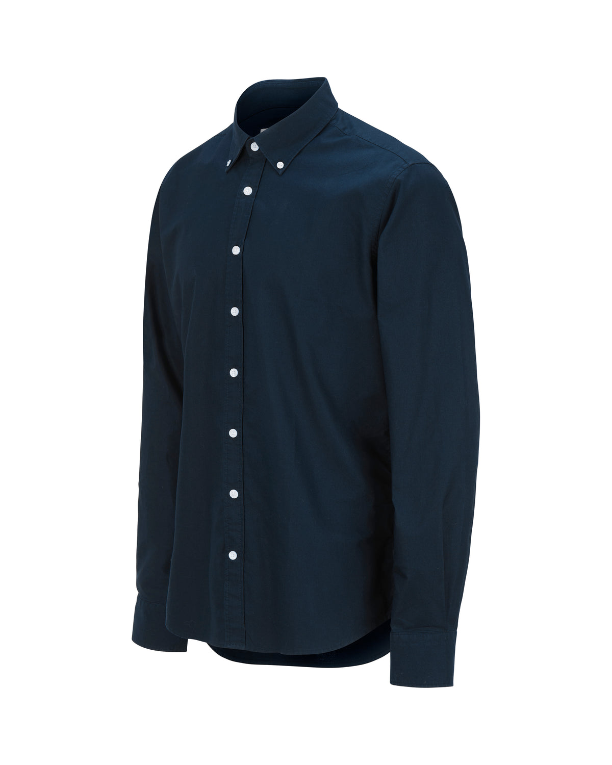 Cottover Oxford shirt l.sl Man Marine, Produktansicht