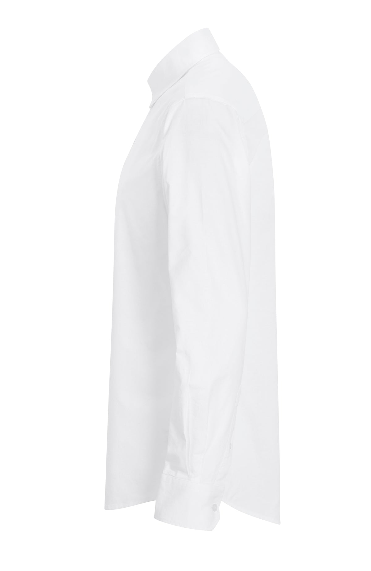 Cottover Oxford shirt l.sl Man Weiss, Seitenansicht links