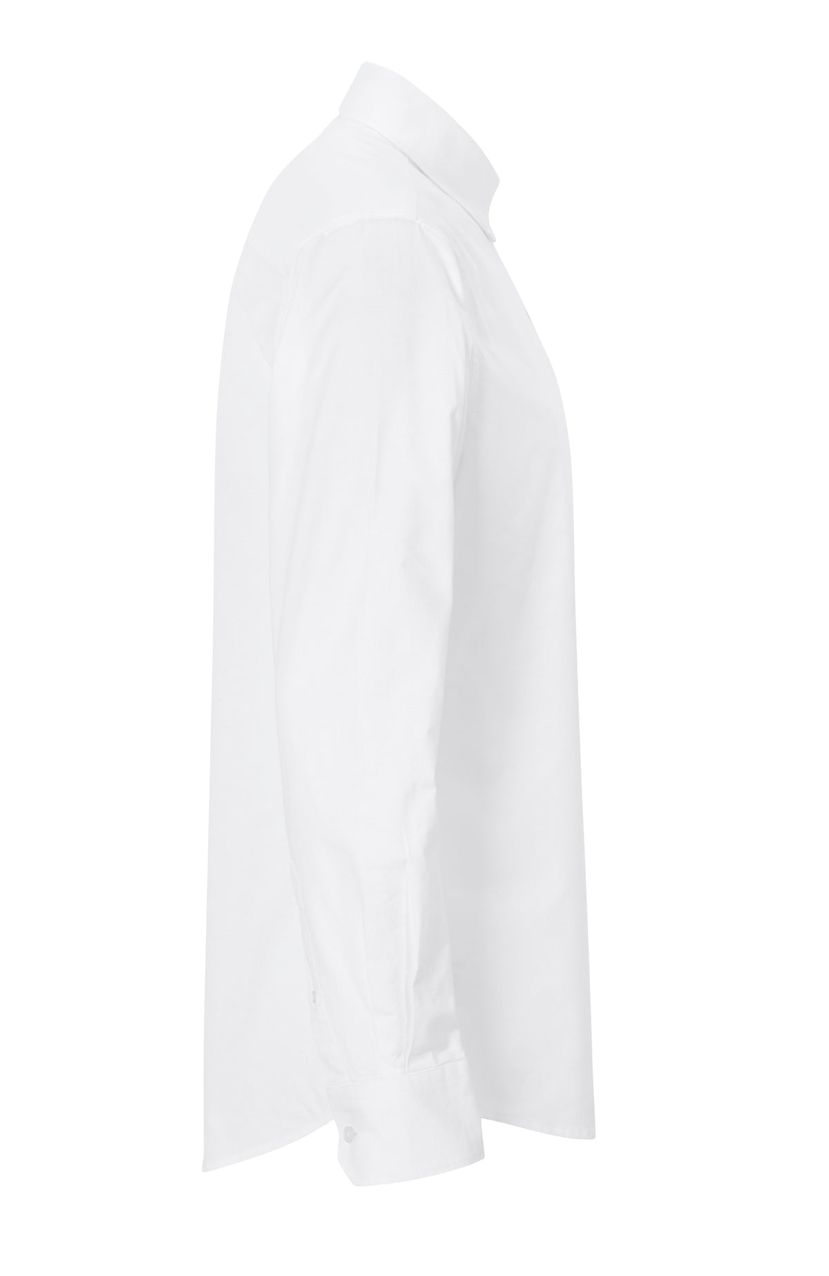 Cottover Oxford shirt l.sl Man Weiss, Seitenansicht rechts