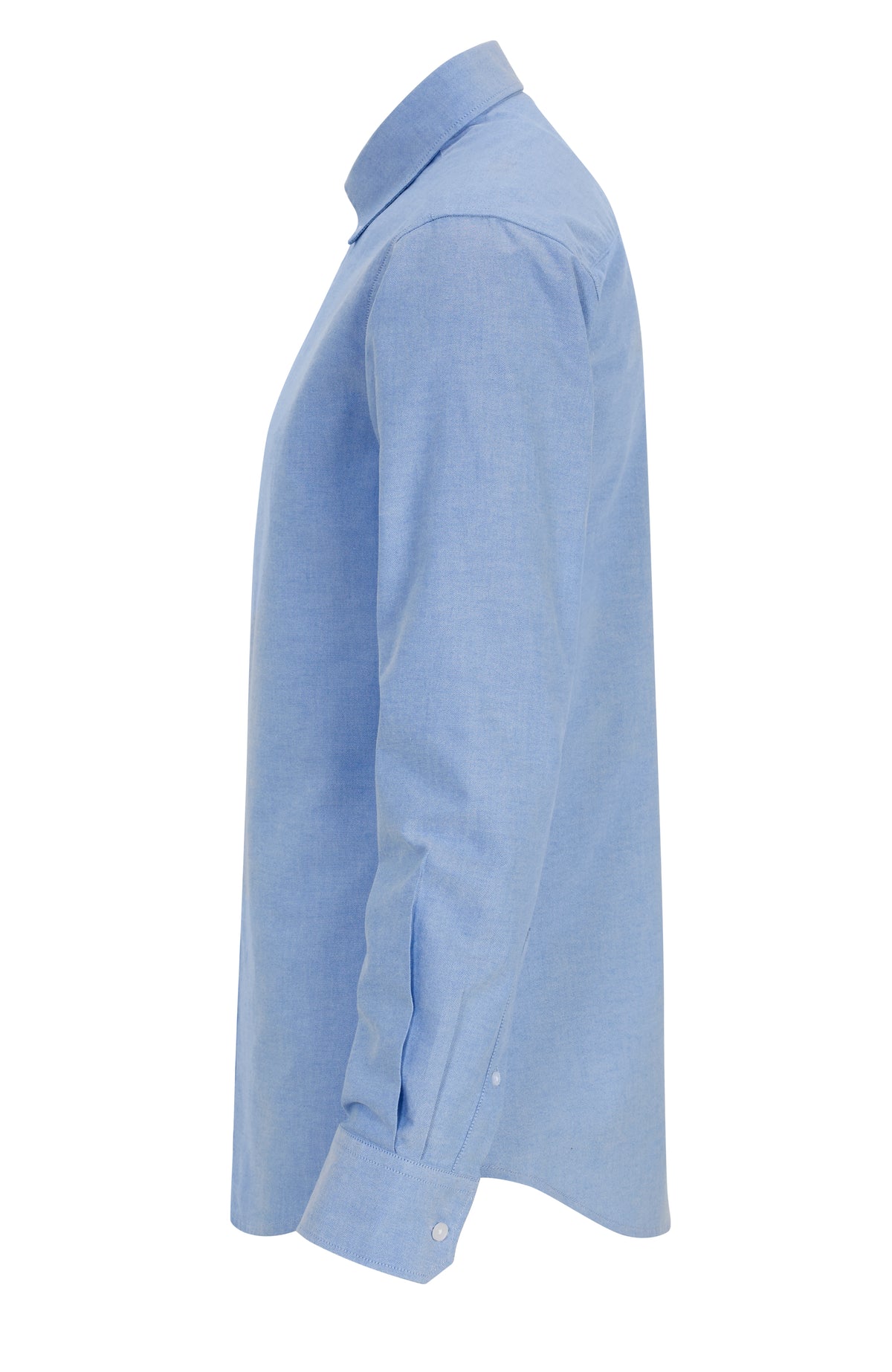 Cottover Oxford shirt l.sl Man Hellblau, Seitenansicht links