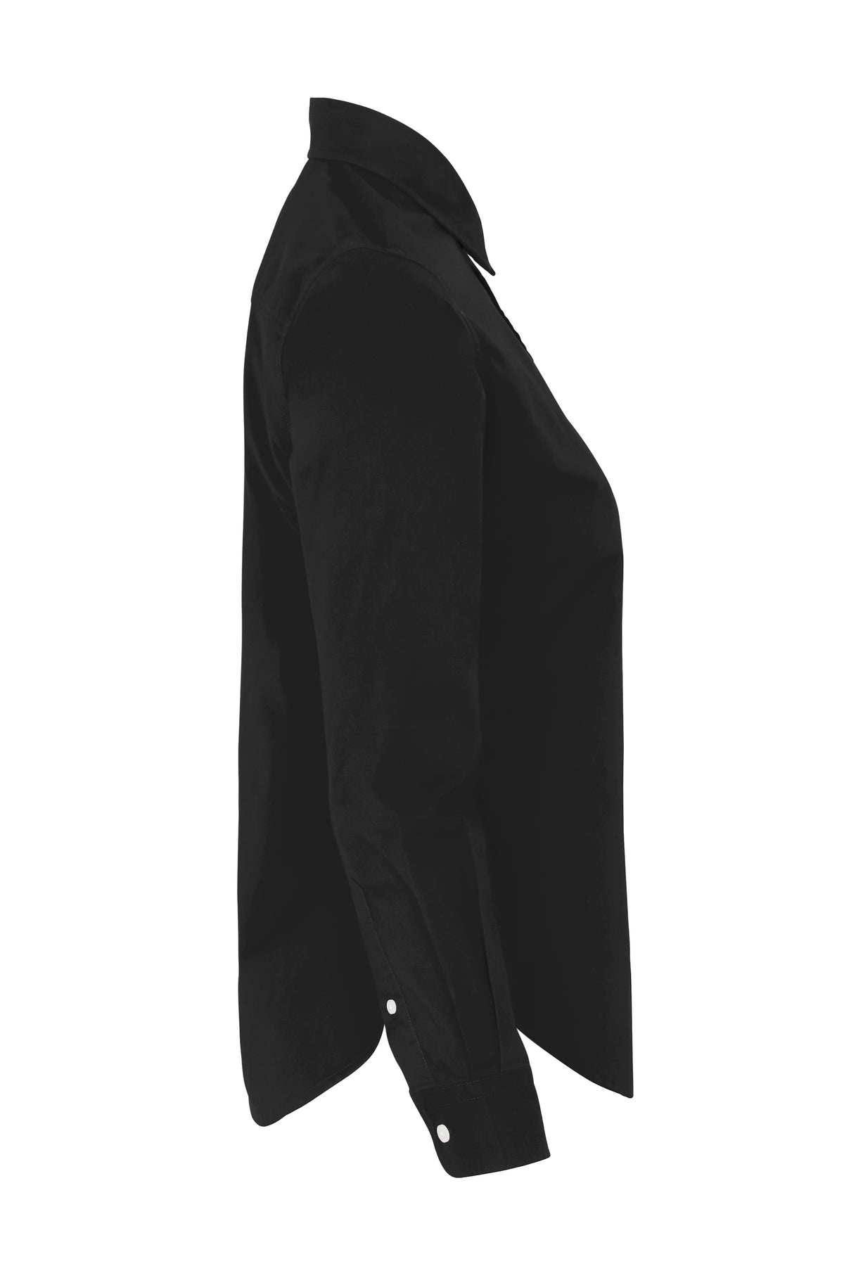 Cottover Twill Lady Schwarz, Seitenansicht rechts