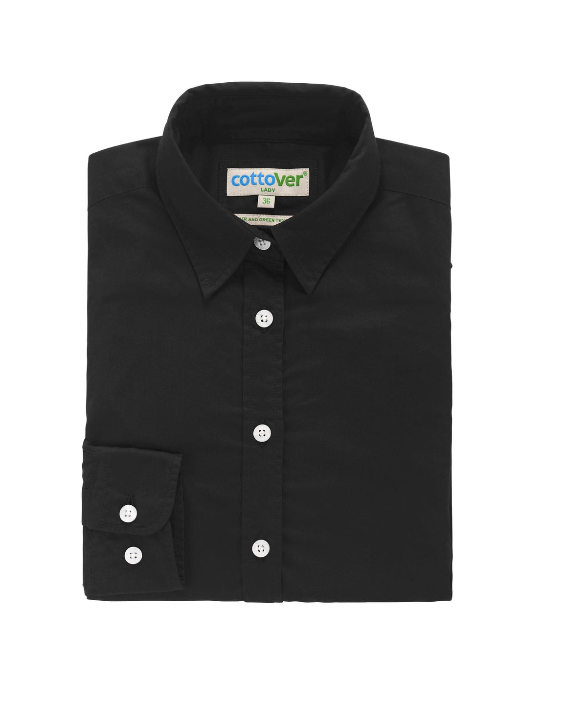 Cottover Twill Lady Schwarz, Produktansicht