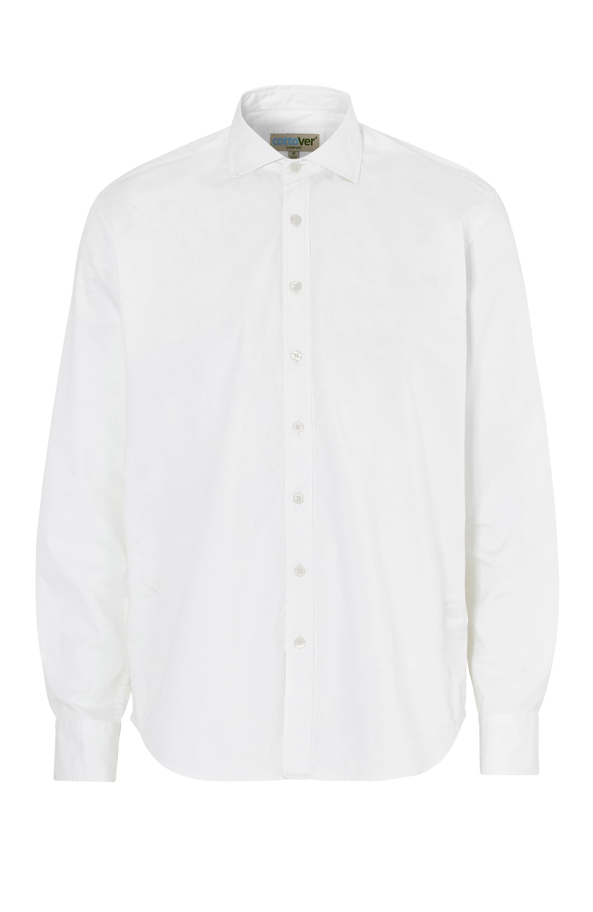 Cottover Twill Comfort Man Weiss, Produktansicht