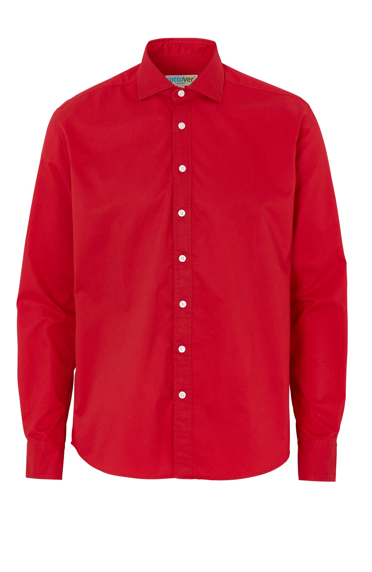 Cottover Twill Comfort Man Rot, Produktansicht