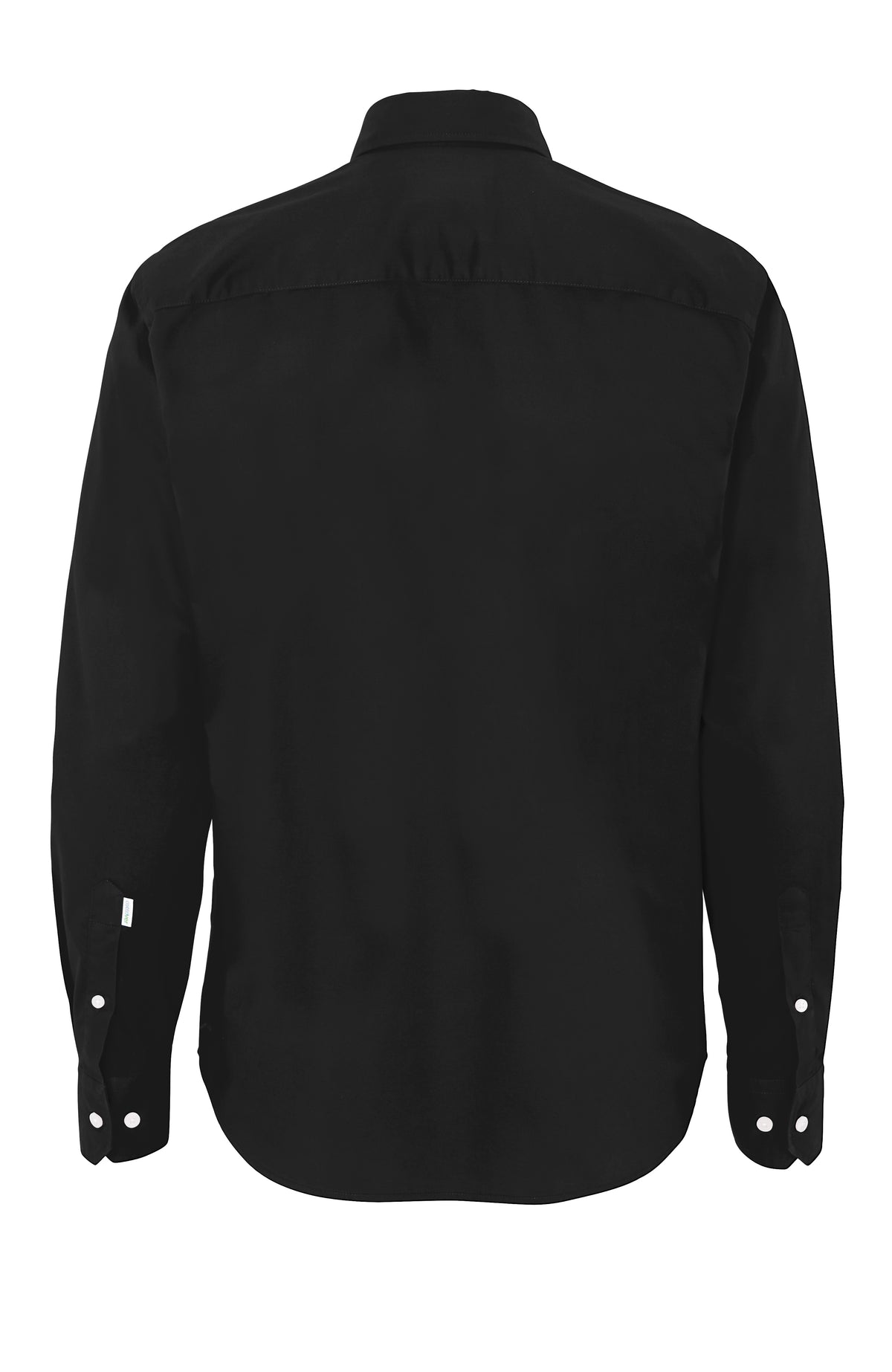 Cottover Twill Comfort Man Schwarz, Rückansicht