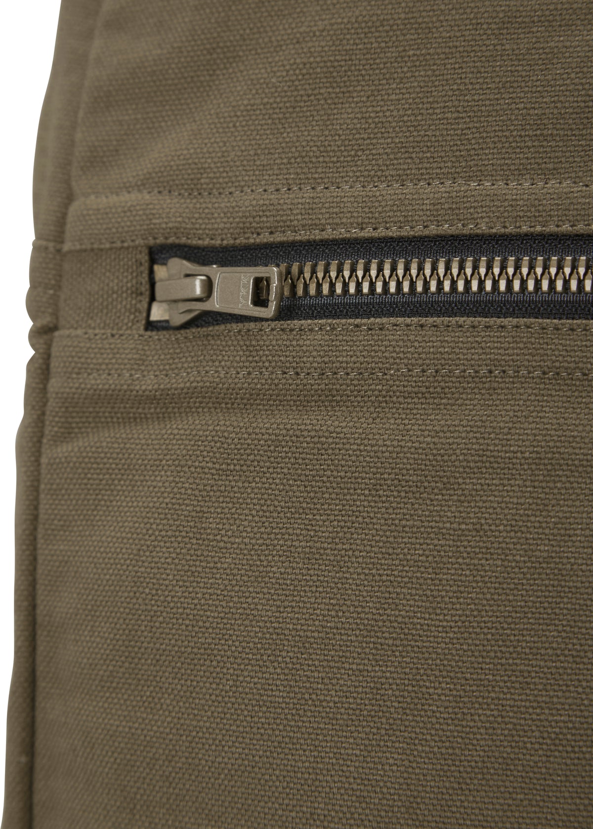 Cottover Canvas Daypack Olivegrün, Detailansicht