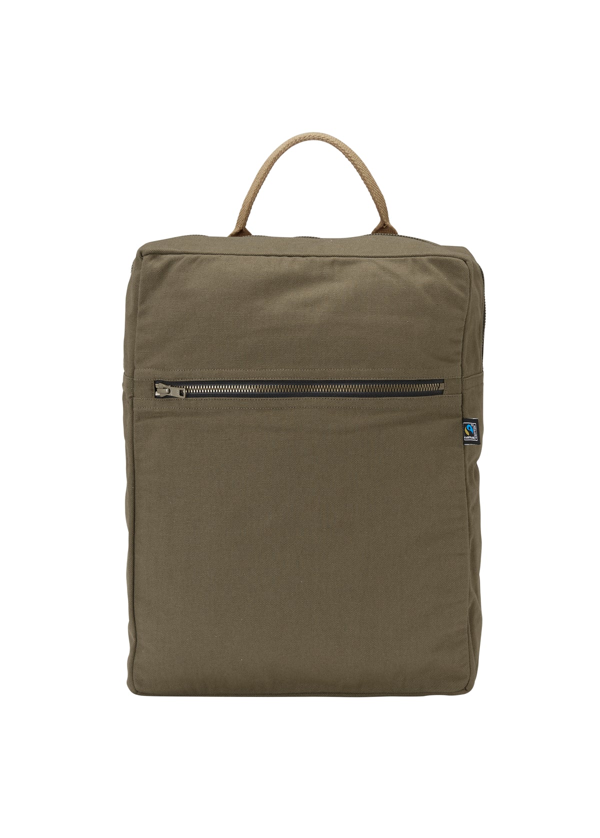 Cottover Canvas Daypack Olivegrün, Vorderansicht
