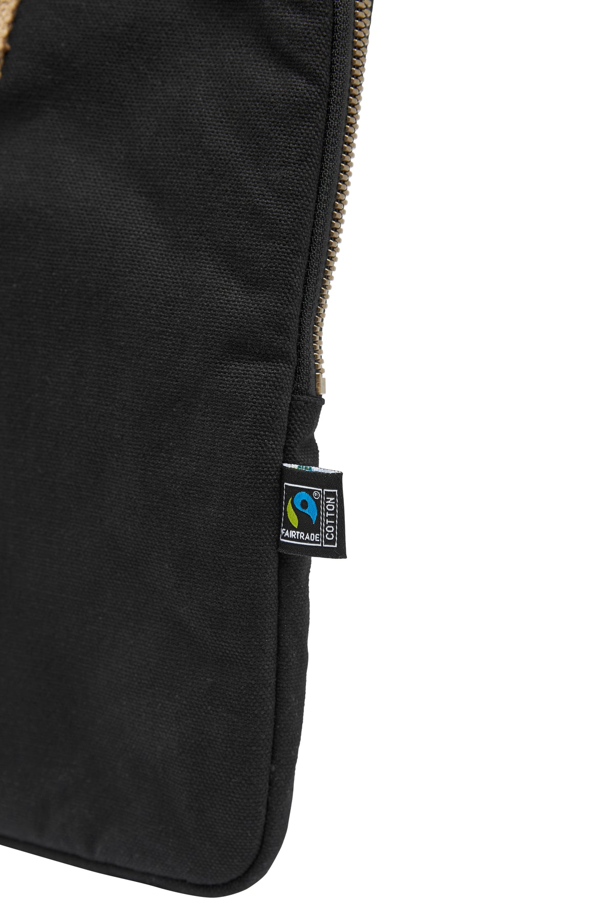 Cottover Canvas Computer Case Schwarz, Detailansicht