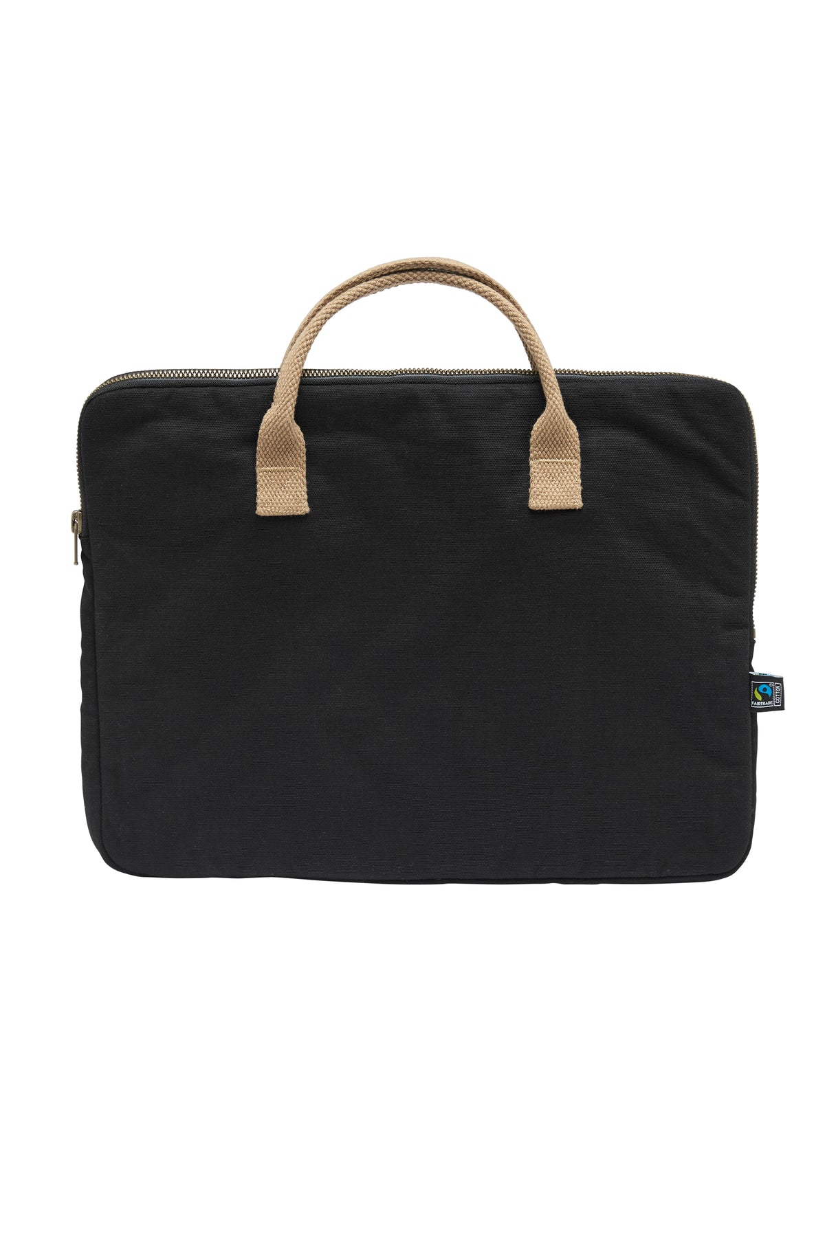 Cottover Canvas Computer Case Schwarz, Vorderansicht