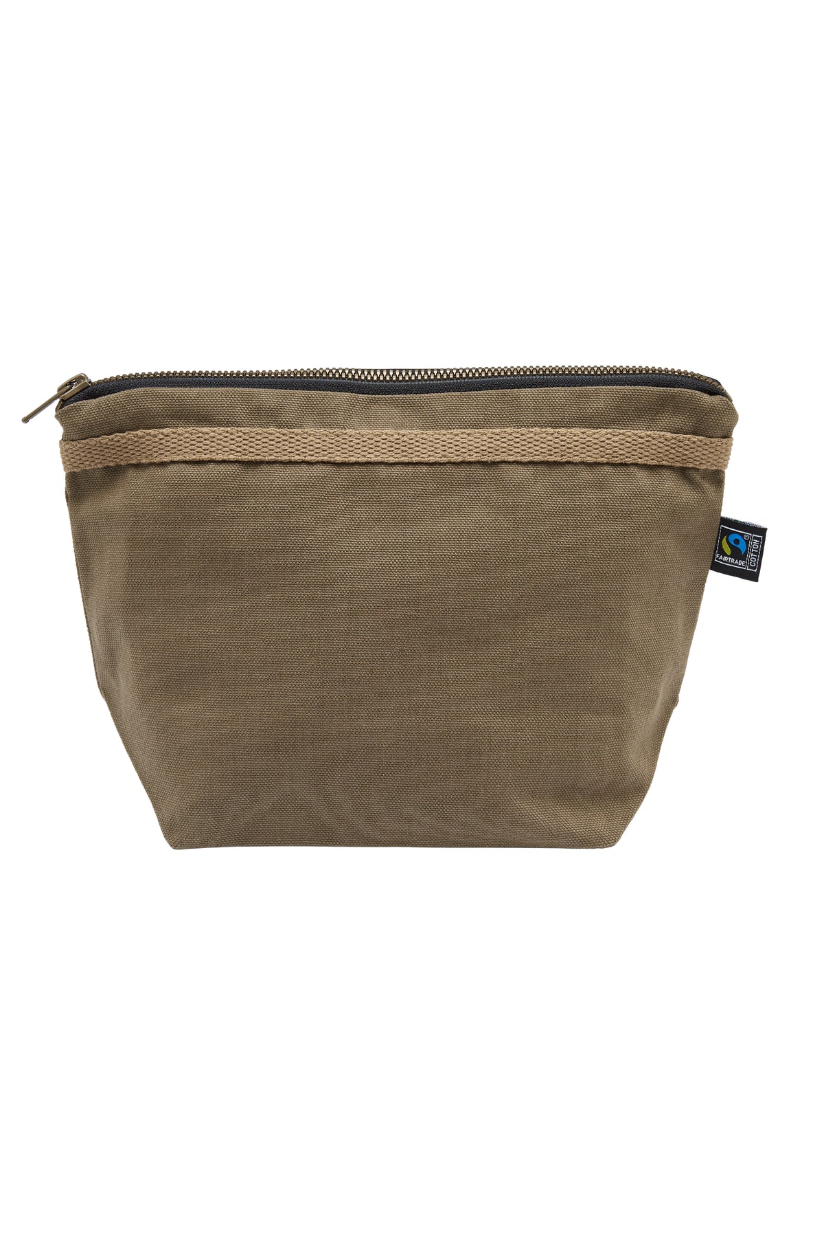 Cottover Canvas Toilet Case Olivegrün, Vorderansicht