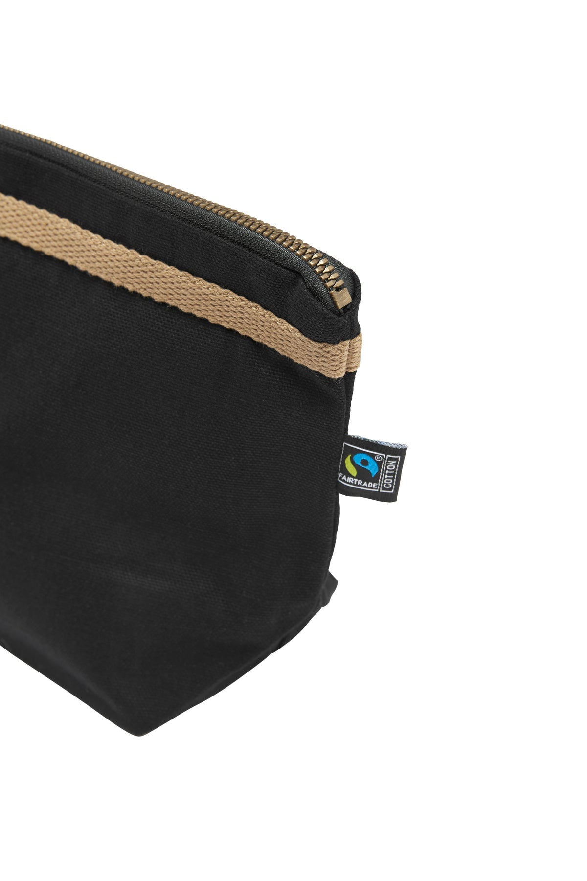 Cottover Canvas Toilet Case Schwarz, Detailansicht