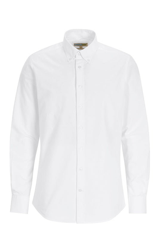 Cottover Oxford Comfort Man Weiss, Vorderansicht