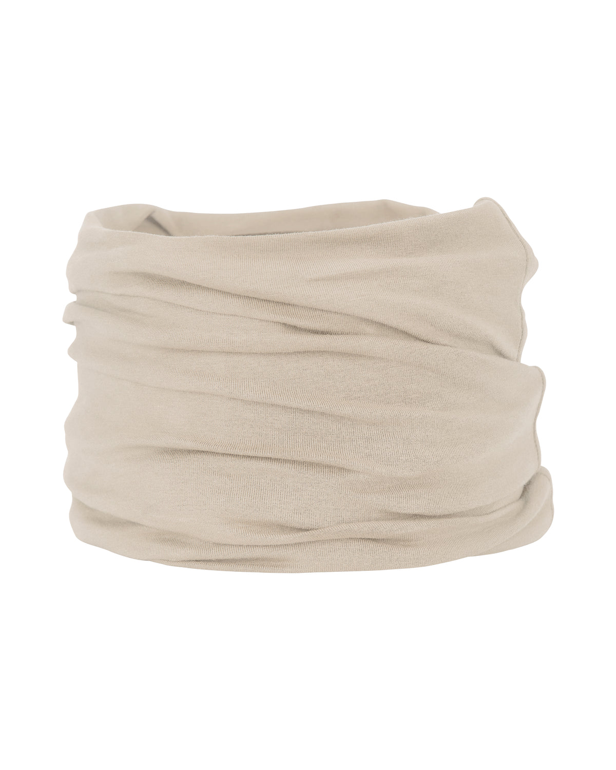 Cottover Neck Tube Dk Sand, Vorderansicht