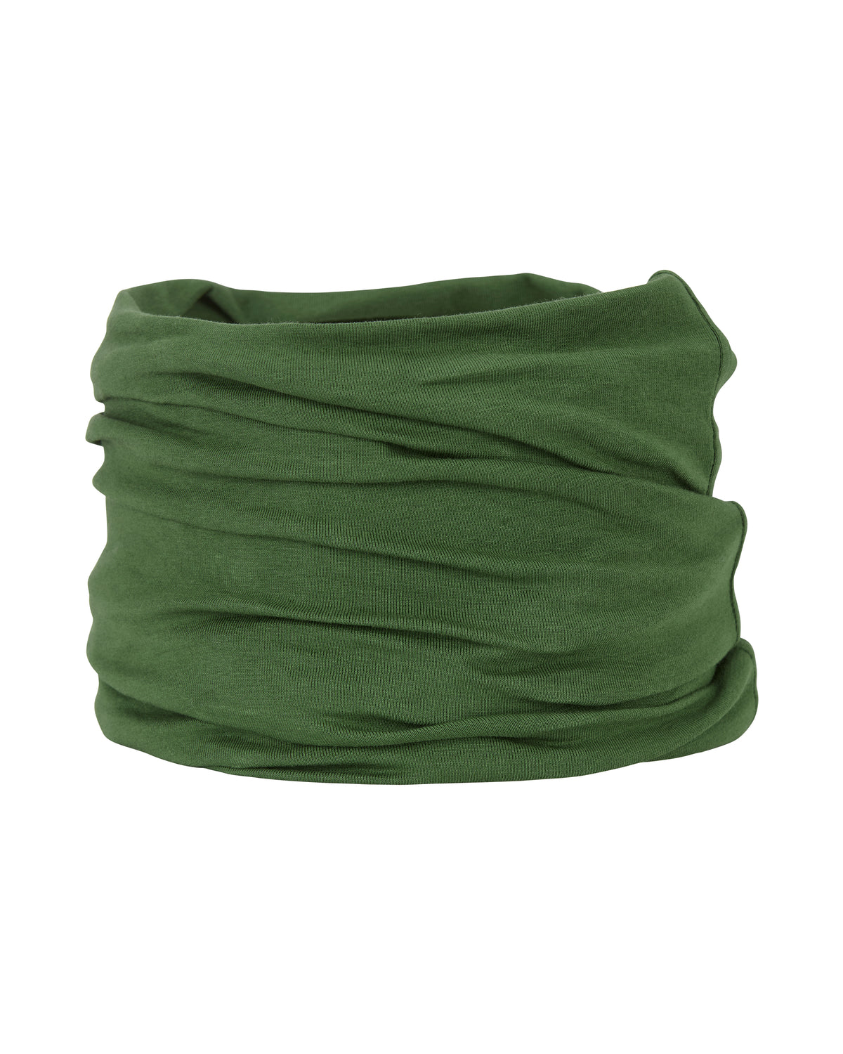 Cottover Neck Tube Dk Green, Vorderansicht
