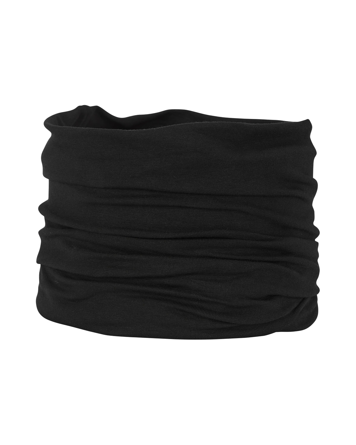 Cottover Neck Tube Black, Vorderansicht