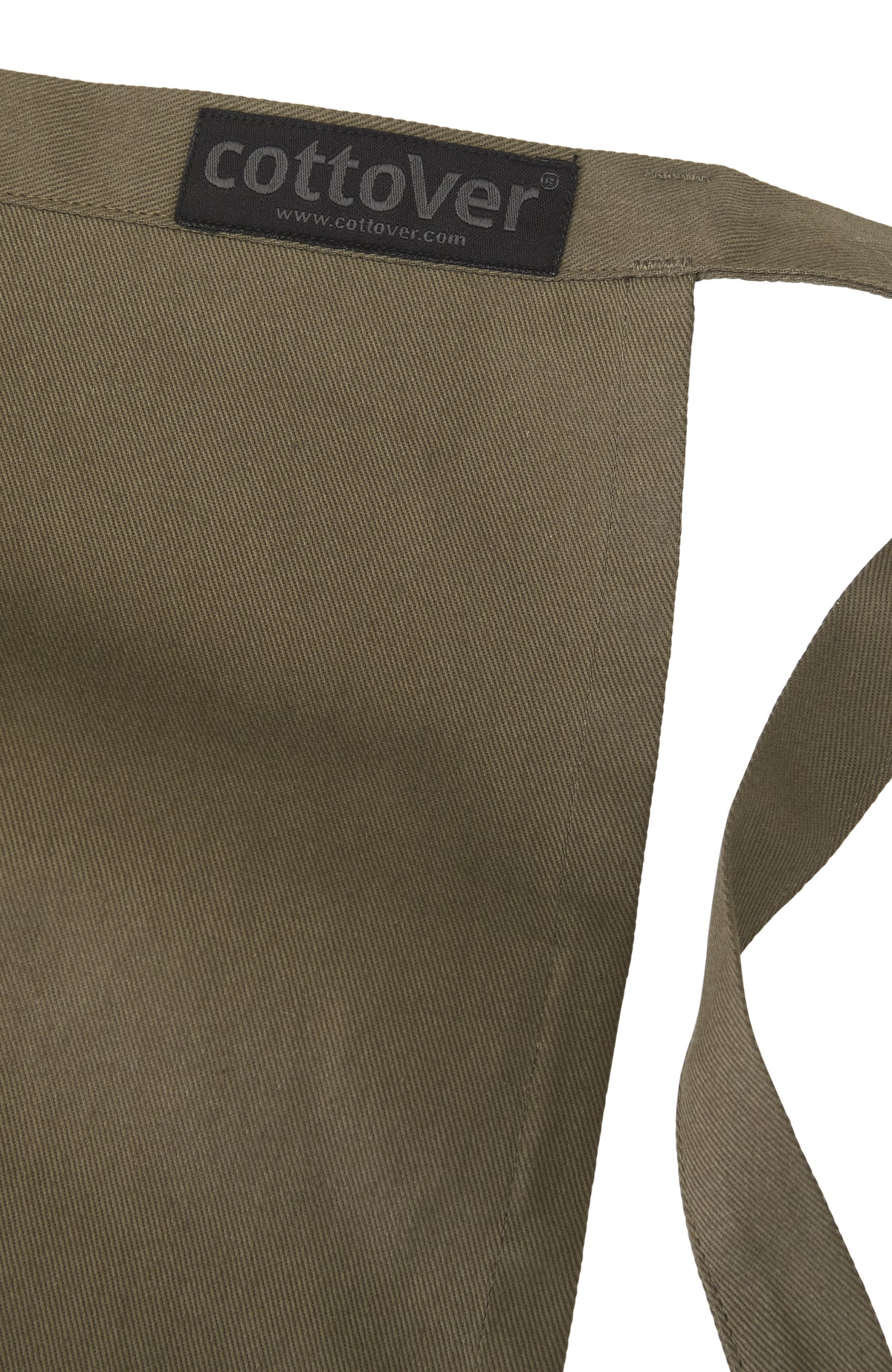 Cottover Waist Apron Short Olivegrün, Detailansicht