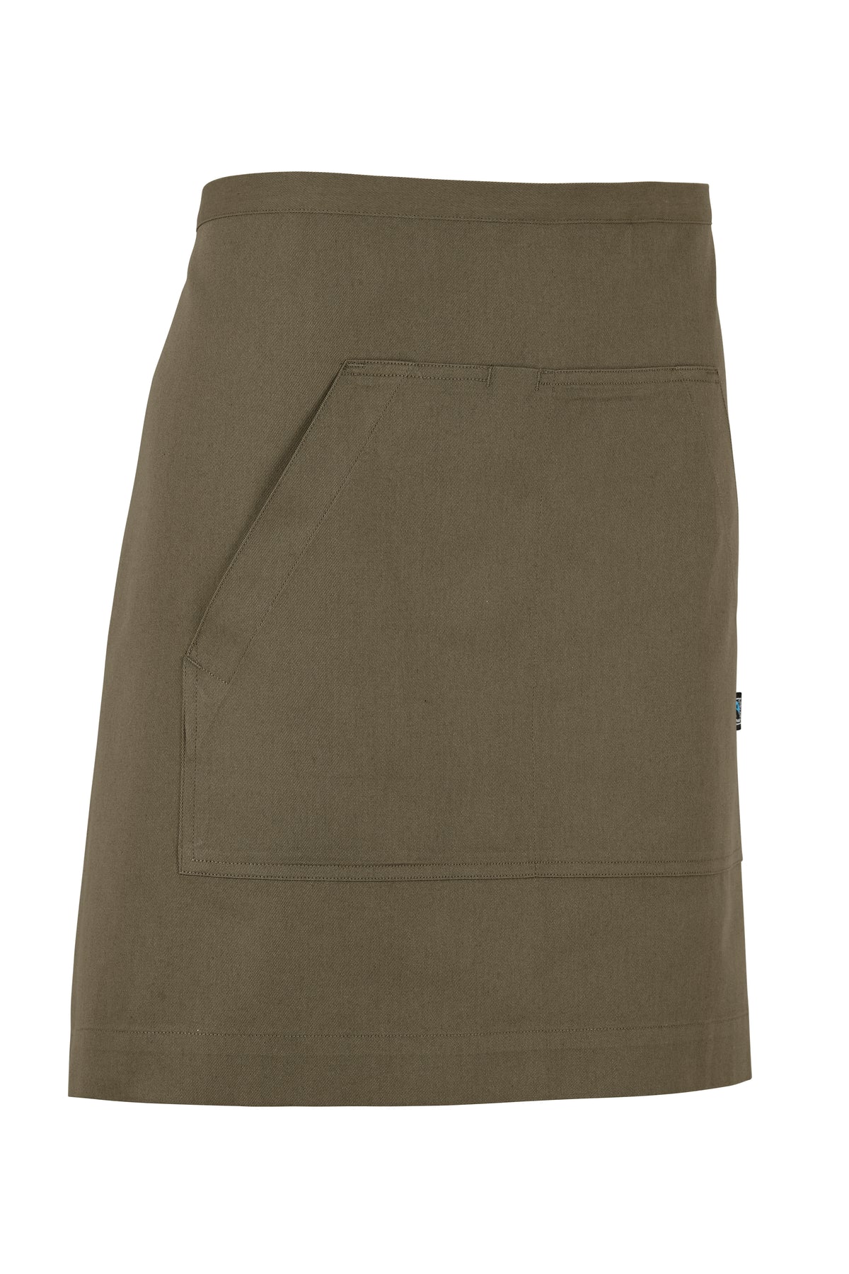 Cottover Waist Apron Short Olivegrün, Vorderansicht