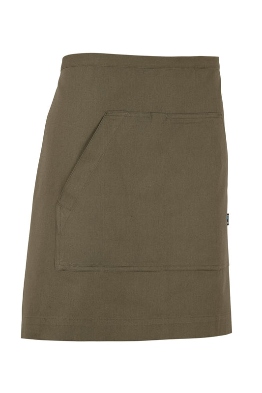 Cottover Waist Apron Short Olivegrün, Vorderansicht
