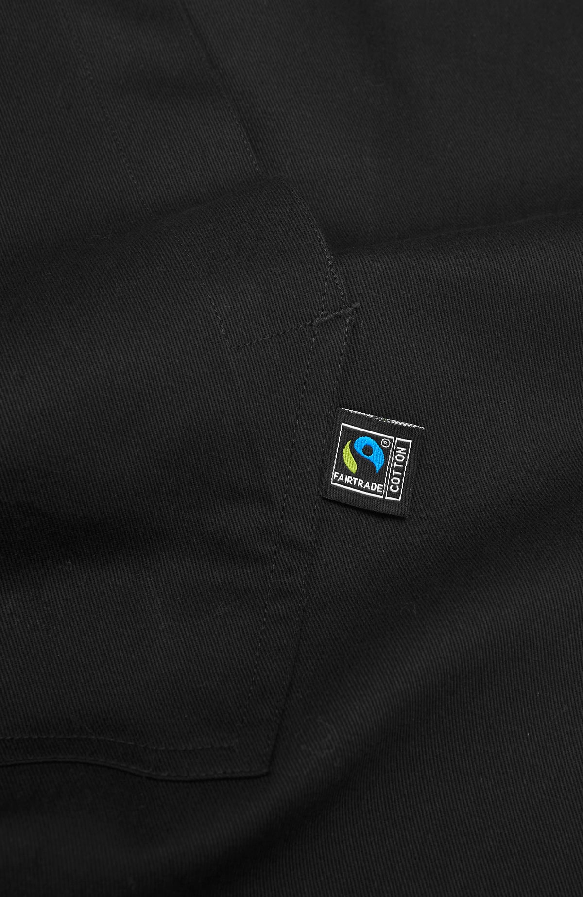 Cottover Waist Apron Short Schwarz, Detailansicht