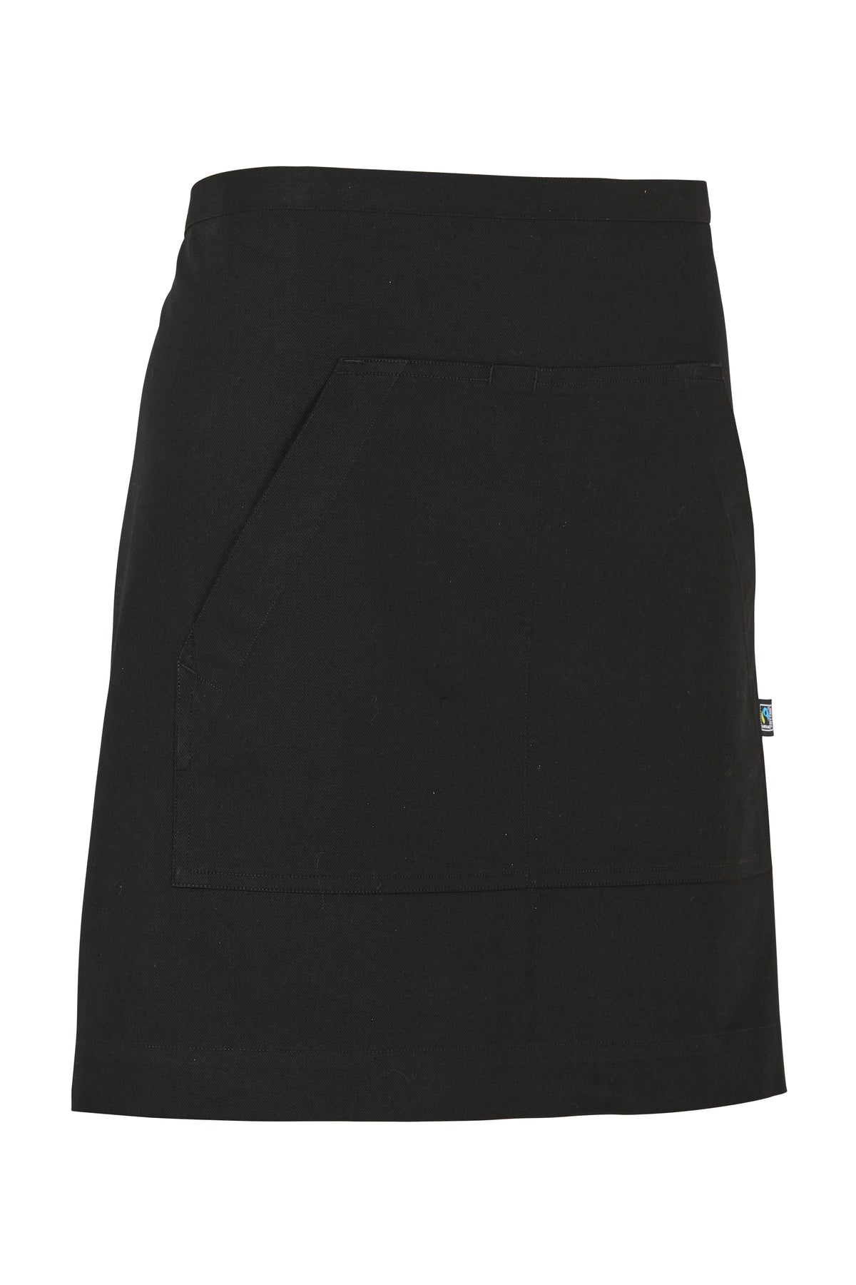 Cottover Waist Apron Short Schwarz, Vorderansicht