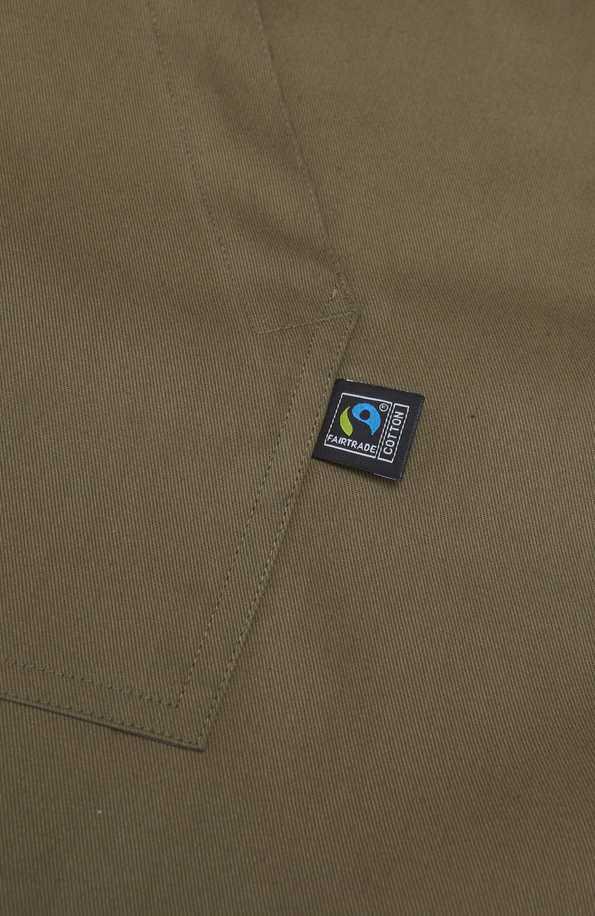 Cottover Waist Apron Long Olivegrün, Detailansicht